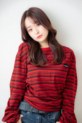 艶髪♪韓国風巻き×小顔くびれロング