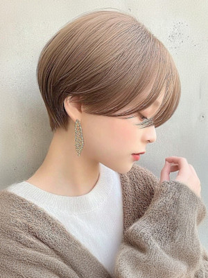 ショート ハンサムショート 似合わせカット 前髪 20代