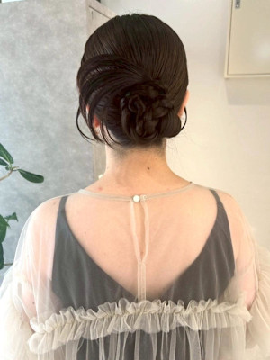 [nanaka]カチモリヘア/タイトアレンジ/お呼ばれヘア