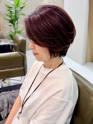 大人ショートボブ