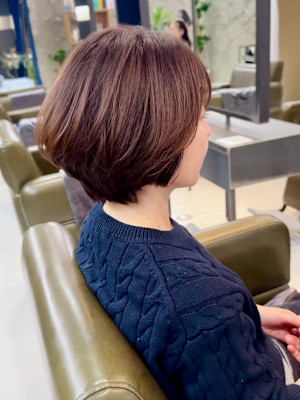 大人ショートボブ