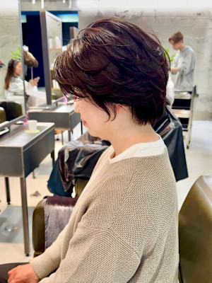 大人ショートボブ