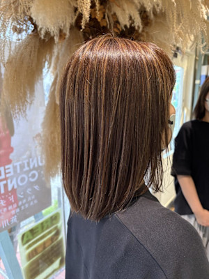 ブラウン系ハイライト