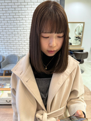 まとまり重視のぱつっとスタイル【三軒茶屋】