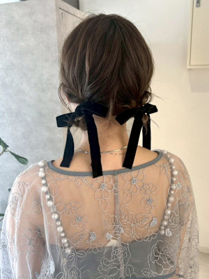 『Nanaka』ボブアレンジ/ボブツインテール/お呼ばれヘア