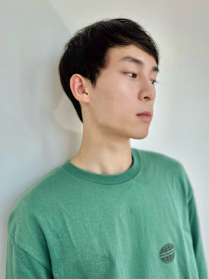 men's/メンズ/ダウンパーマ/黒染め/韓国