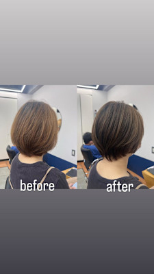 丸みショートスタイル