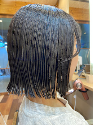 切りっぱなしボブ