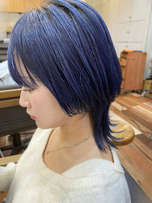 ウルフカット/サファイアブルー