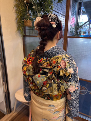 成人式／着付け