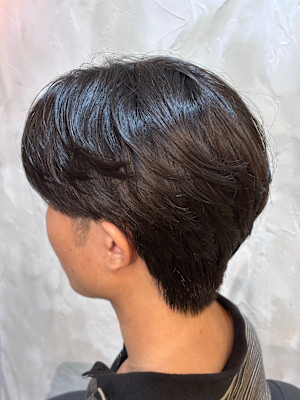 メンズ韓国マッシュ曲がる縮毛矯正ストレートパーマ