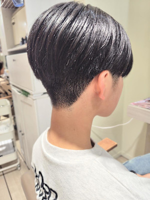 ショート/2ブロック/メンズライク