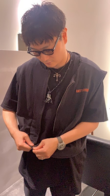 癖毛風メンズパーマ