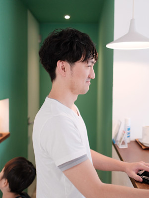 スタイリングが簡単なメンズパーマ！