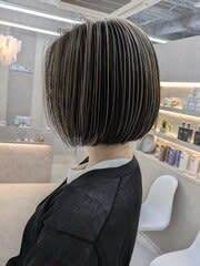 ミニボブアンブレラカラー/札幌大通駅個室美容室
