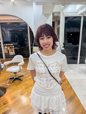 【ミディアムヘアー】