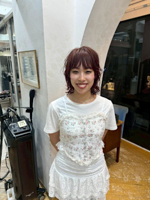 【ミディアムヘア】