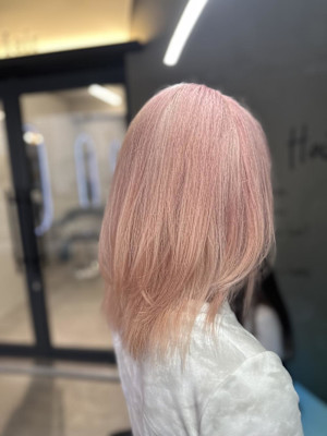 韓国風ピーチピンク！