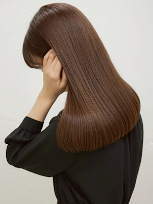 20代 艶髪 マロンベージュ 髪質改善 トリートメント 