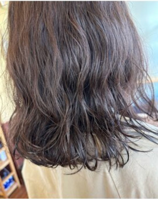 ゆるふわパーマ×春夏カラー