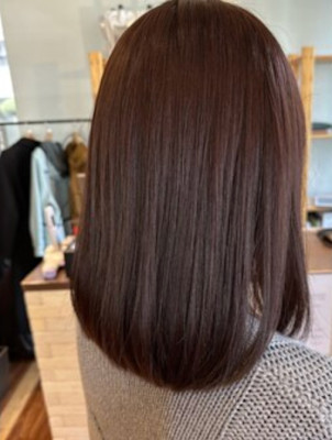 ピンクブラウン×似合わせカラー