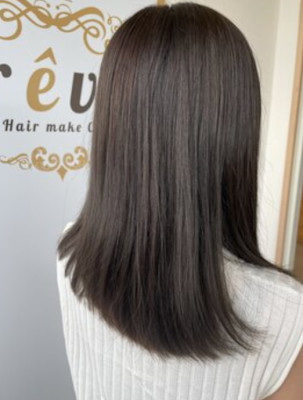 グレージュストレート【盛岡|滝沢|カラー】