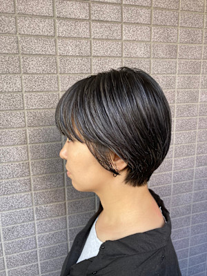 アッシュグレーハイライト