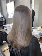 髪質改善×グレージュカラー