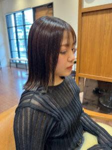 ぱつんと切りっぱなしぼぶ