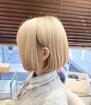 ハイトーンカラー×ボブスタイル