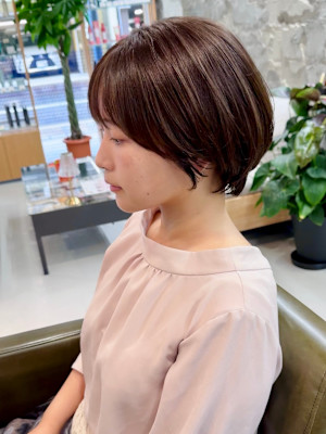 小顔ショートボブ