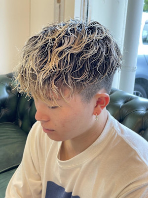 ブリーチしててもパーマできます！