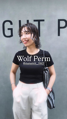 ブリーチパーマ/レイヤーパーマ/ウルフパーマ