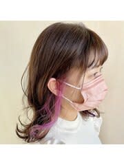 インナーカラー☆パープル☆