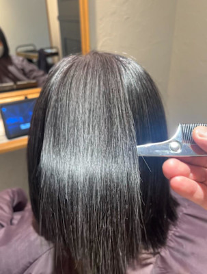 縮毛矯正/エイジング毛