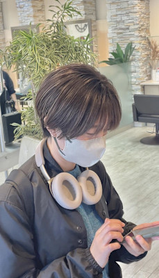 ショート似合わせハイライトショート20代30代40代