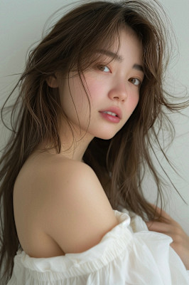 艶髪 ニュアンスカラー イルミナカラー 小顔 韓国 カール