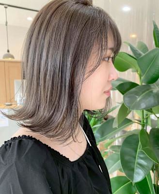 外はねボブ×バレイヤージュ