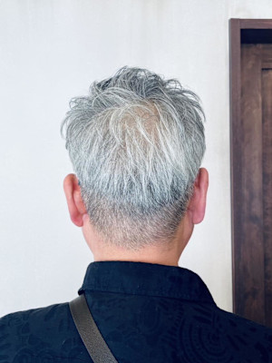 【60代 男性】ロンドングレイトショート（大宮/バーバー）