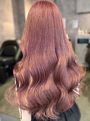 《ゆい》ピンクカラー/ハイトーンカラー/大宮