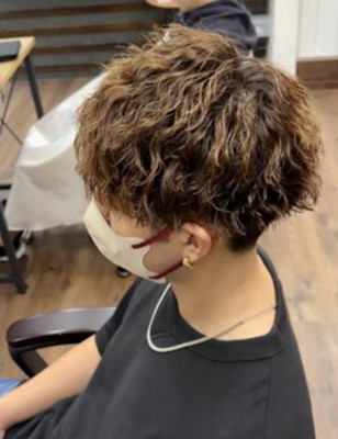 ツイストスパイラル/ツイストスパイラルパーマ/マッシュ