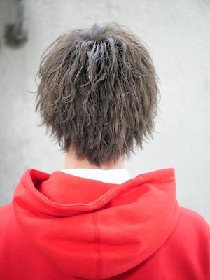 【ミニウルフ】波巻きパーマ