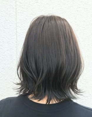 グレージュ外ハネボブ【盛岡/本宮】