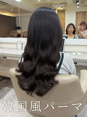 韓国風パーマ/コテ巻き風パーマ/デジタルパーマ/レイヤー