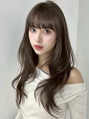 透けるグレージュ/透明感No.1