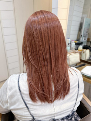 渋谷/チェリーブラウン/大人可愛い/フェザーパーマ/ボブ