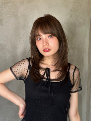 池袋 髪質改善 イルミナカラー つや髪 レイヤー♪