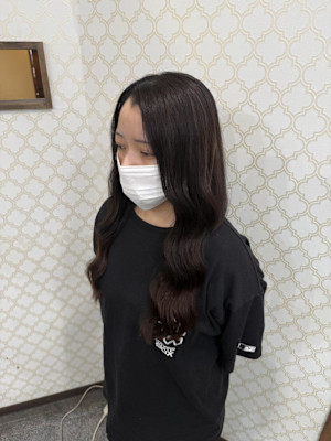 ダークブラウンロング