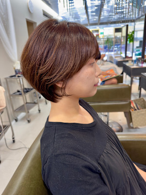 大人ショートボブ