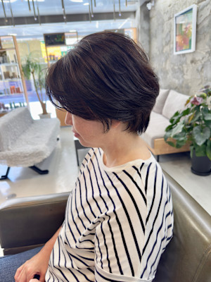 大人ショートボブ